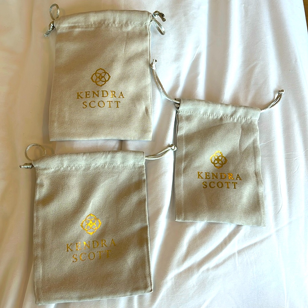 Brand New Kendra Scott Jewelry Bags Pack Of 3